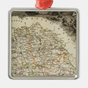 Dept Du Tarn Metal Tree Decoration
