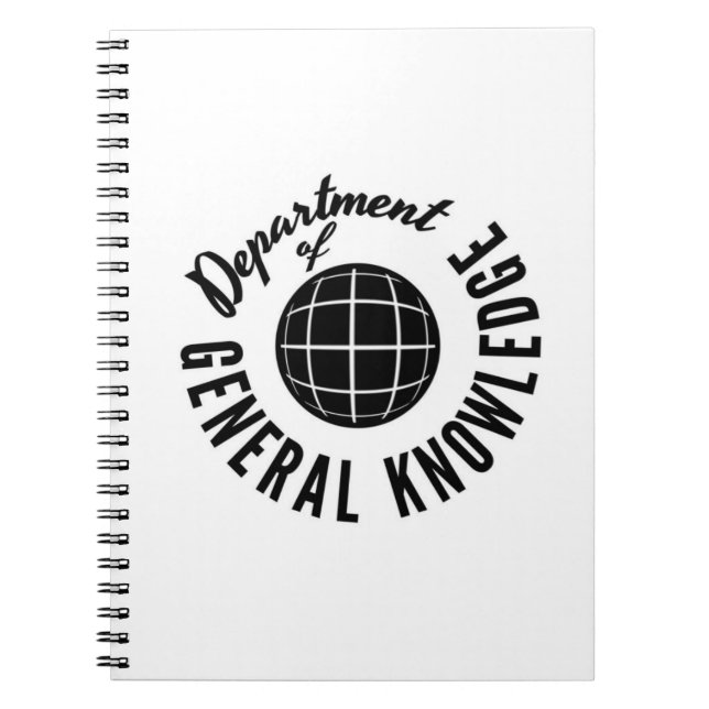 Dept. Of General Knowledge Notebook (Front)