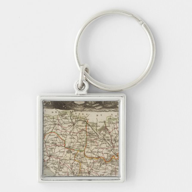 Dept. of Morbihan Key Ring (Front)