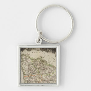 Dept. of Ni?vre Key Ring
