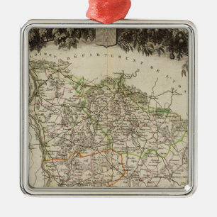 Dept. of Ni?vre Metal Tree Decoration