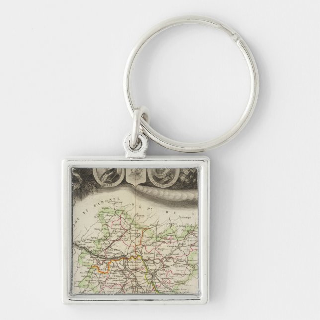 Dept Of Tarn et Garonne Key Ring (Front)