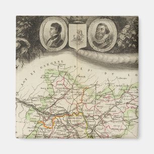 Dept Of Tarn et Garonne Magnet