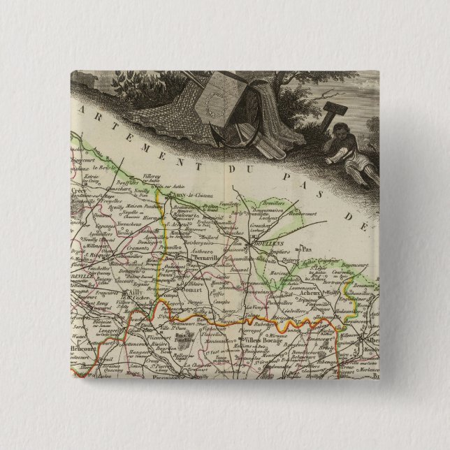 Dept Of The Somme 15 Cm Square Badge (Front)