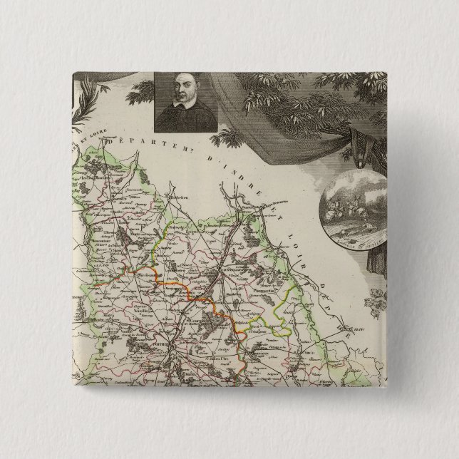 Dept Of Vienna 15 Cm Square Badge (Front)