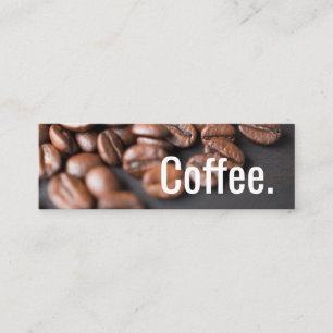 Depth Coffee Beans Simple Oswald Punch-Card Loyalty Card