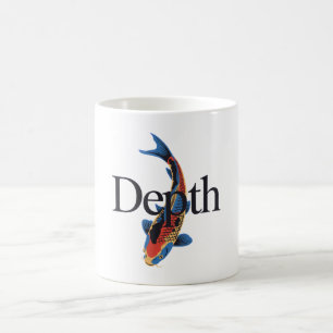 Depth Japanese Koi Symbol for Reflection Coffee Mug