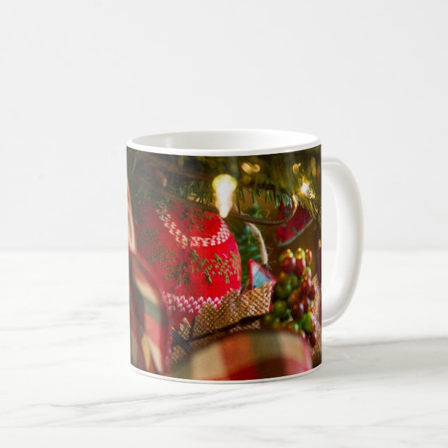 Depth Of A Christmas Tree Coffee Mug (Front Right)