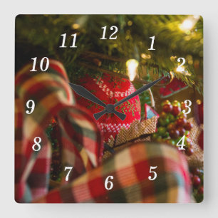 Depth Of A Christmas Tree Wall Clock