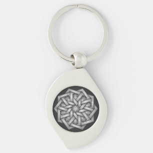 Depths Of Darkness Black Aesthetic Keychain