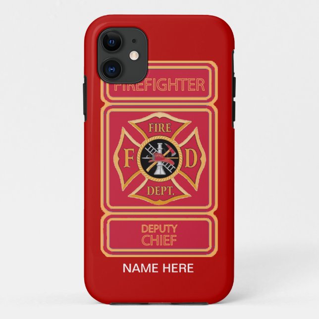 Deputy Fire Chief Case-Mate iPhone Case (Back)
