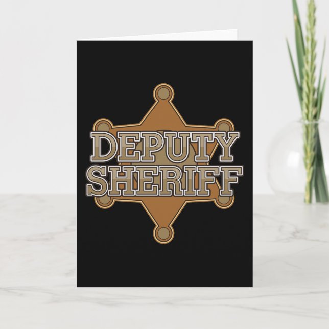 Deputy Sheriff Card (Front)