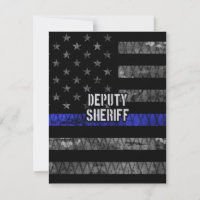 Deputy Sheriff Distressed Flag