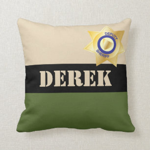 Deputy Sheriff Funny Police Retirement Cushion