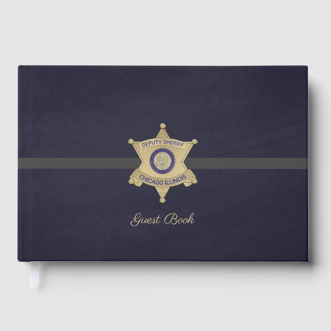 Deputy Sheriff Guest Book (Front)