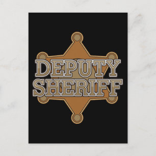 Deputy Sheriff Postcard