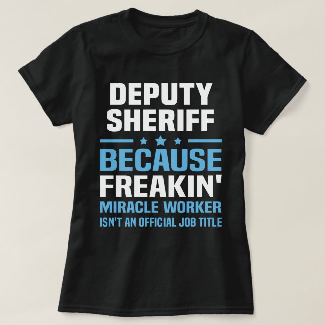 Deputy Sheriff T-Shirt (Design Front)