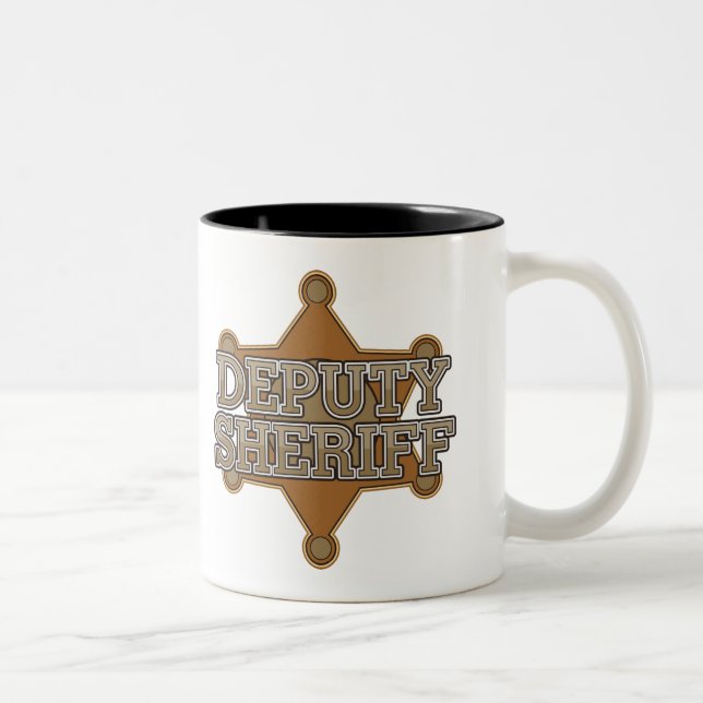 Deputy Sheriff Two-Tone Coffee Mug (Right)