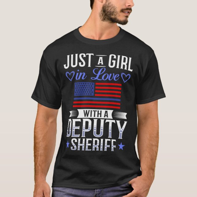 Deputy Sheriff Wife Police Chief Sheriff s Officer T-Shirt (Front)