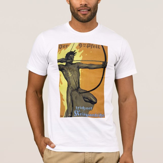 Der 9te Pfeil - German World War I Poster T-Shirt (Front)