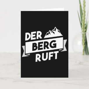 Der Berg Ruft - Hiking Climbing Mountaineering Alp Card