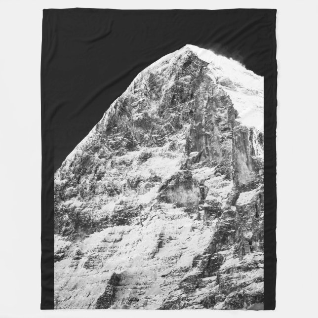 Der Eiger Custom Fleece Blanket, Large (Front)