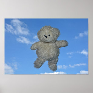 Der fliegende Teddybär Poster