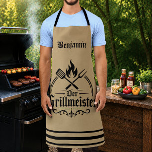 Der Grillmeister Monogram BBQ Grill Master Apron