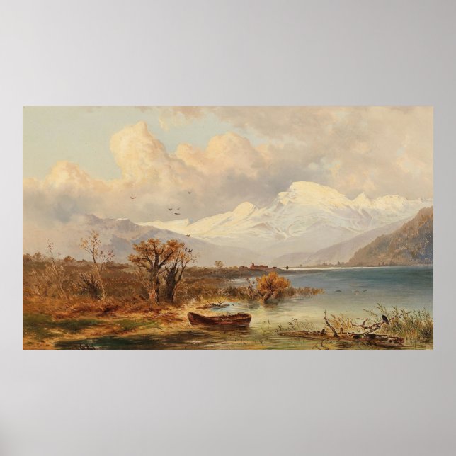Der Haider See – Emil Barbarini Poster (Front)