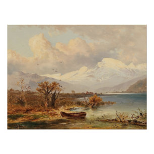 Der Haider See – Emil Barbarini Poster