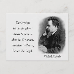 Der Irrsinn ist bei einzelnen Postcard