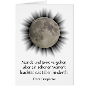Der Mond, la lune, la luna, the moon Karte