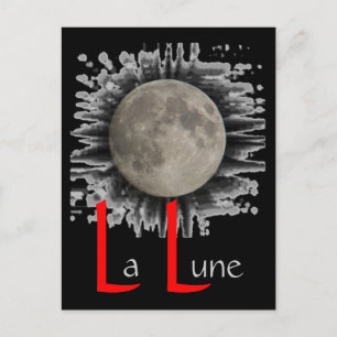Der Mond, la lune, la luna, the moon Postkarte Postcard