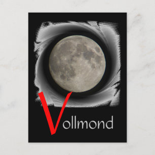 Der Mond, la lune, la luna, the moon Postkarte Postcard