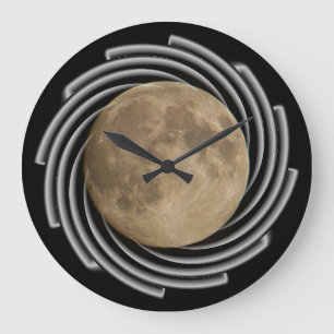 Der Mond, the Moon, the Moon Uhr Large Clock