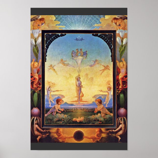 Der Morgen By Runge Philipp Otto (Best Quality) Poster (Front)