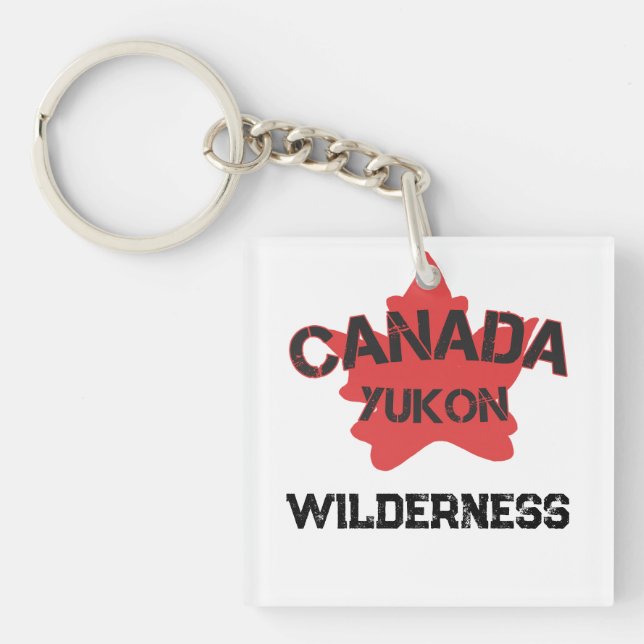 Der Yukon Kanadier einen Spaß Key Ring (Front)