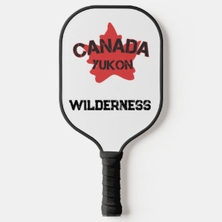 Der Yukon Kanadier einen Spaß Pickleball Paddle