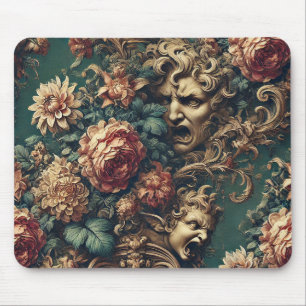 Deranged Decadence – Gothic Victorian Floral Mouse Pad