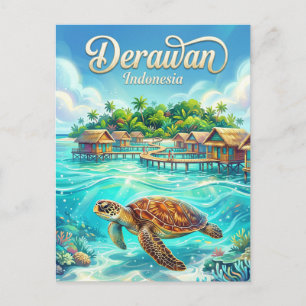 Derawan Islands Indonesia Postcard