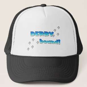 DERBY bound! Blue Silver Trucker Hat
