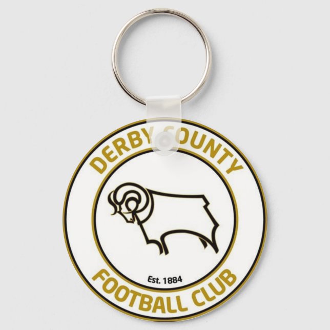 Derby County Logo Key Ring (Front)