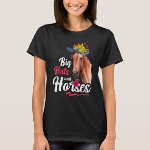 Derby Day 2022 Big Hats And Horses T-Shirt