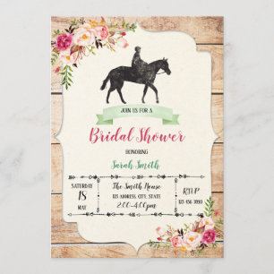 Derby day bridal shower invitation