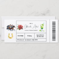 Derby Day "Off to the Altar" Bridal Shower Ticket