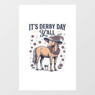 Derby Day Y’all Horse Floral Hat