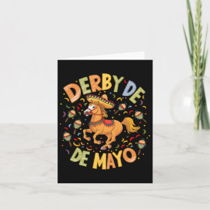 Derby De Mayo Funny Cinco De Mayo Mexican Party  Card