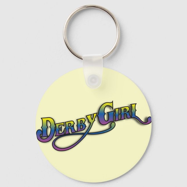Derby Girl Key Ring (Front)