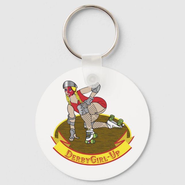 derby girl up key ring (Front)