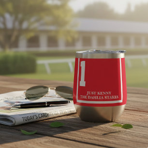 Derby Horse Race Red 1 Personalised